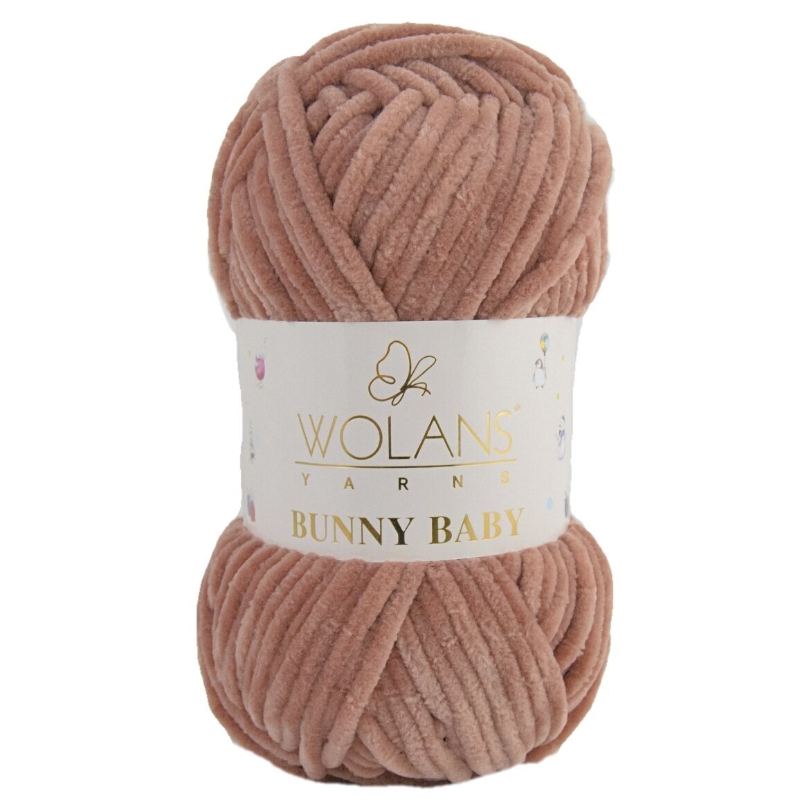Wolans Bunny Baby 100-54 Mokka – šenilllõng